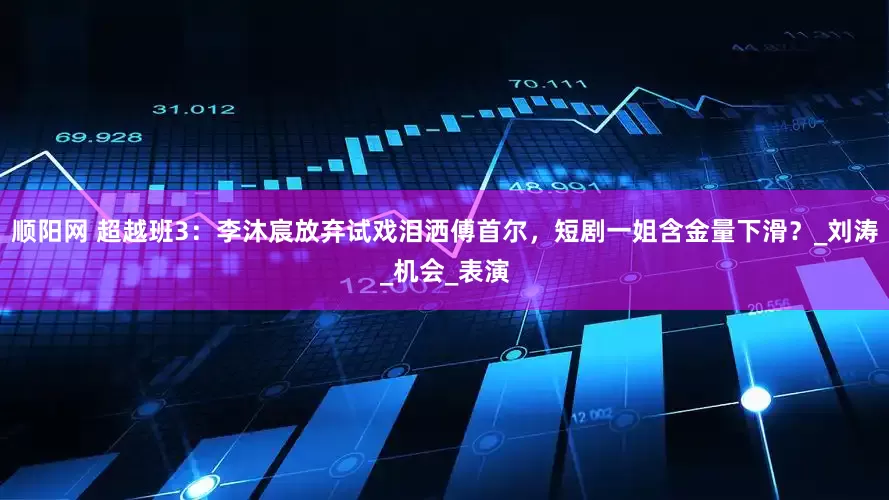 顺阳网 超越班3：李沐宸放弃试戏泪洒傅首尔，短剧一姐含金量下滑？_刘涛_机会_表演
